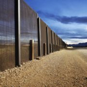 The Arizona-Mexico border fence near Naco